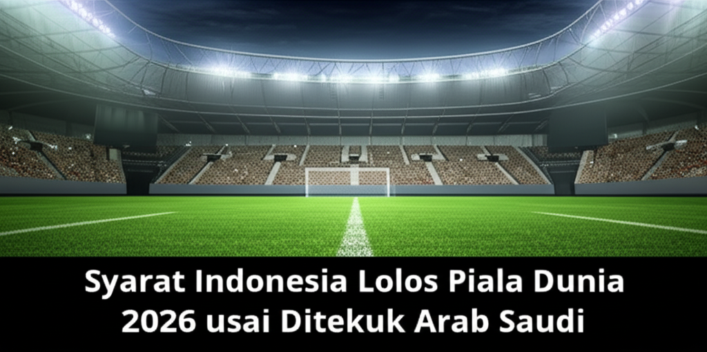 2 Syarat Indonesia Lolos Piala Dunia 2026 Usai Ditekuk Arab Saudi