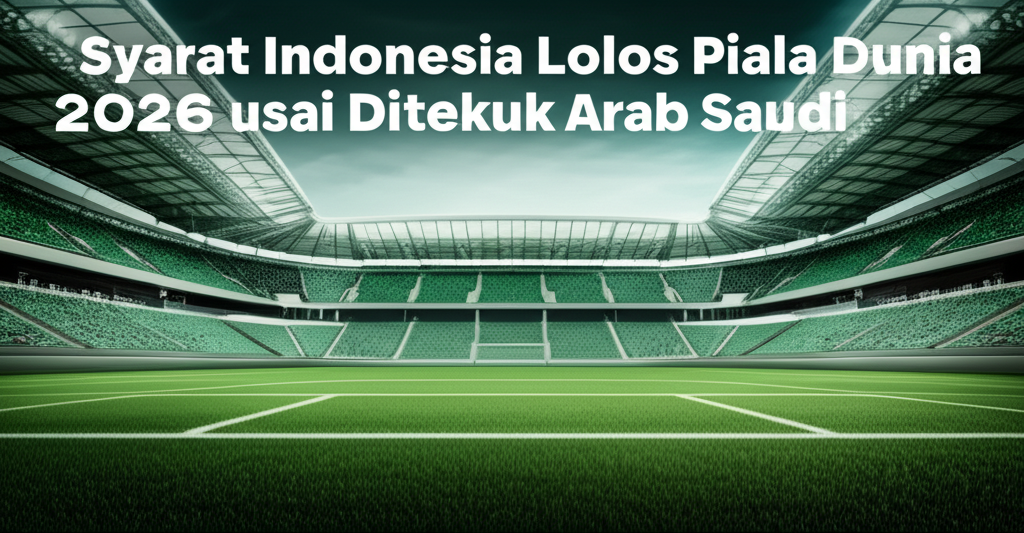 Lolos Piala Dunia 2026: Dua Syarat Kunci Usai Tekuk Arab Saudi