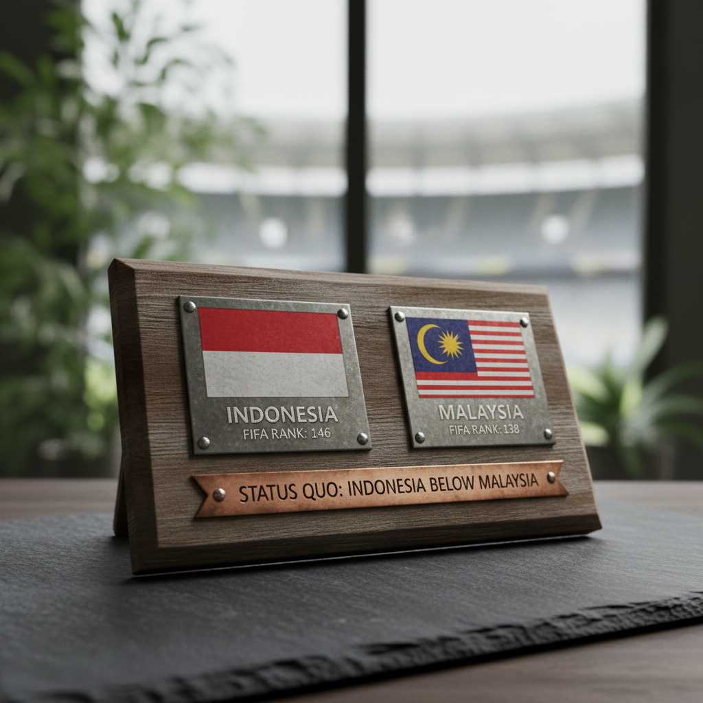 Ranking FIFA Terbaru: Indonesia Tak Berubah, di Bawah Malaysia